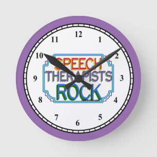 Speech Therapists Rock Round Clock