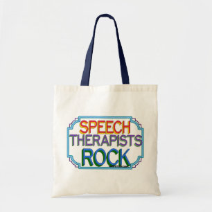 Speech Therapists Rock Tote Bag