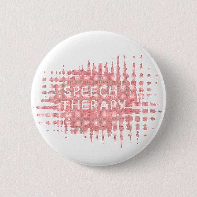 Speech Therapy 6 Cm Round Badge (Front)
