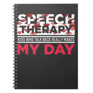 Speech Therapy Appreciation Kid Logopedics Teacher Notebook