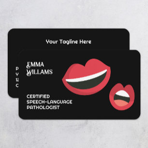 Speech Therapy Business Card