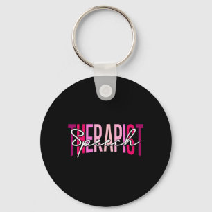 Speech Therapy Funny Speech Therapist Language Key Ring