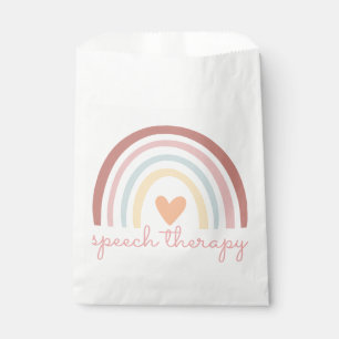 Speech Therapy I - Boho Rainbow Favour Bag