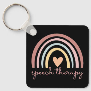 Speech Therapy I Key Ring