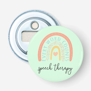 Speech Therapy II - Every Word Counts Bottle Opener