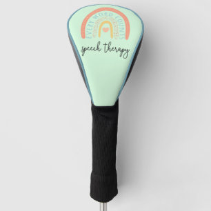 Speech Therapy II - Every Word Counts Golf Head Cover