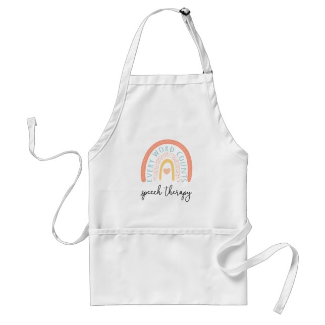 Speech Therapy II - Every Word Counts Standard Apron (Front)