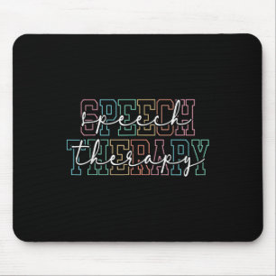 Speech Therapy Language Pathologist Therapist Slp Mouse Pad