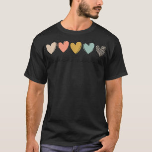 Speech Therapy Leopard Hearts Speech Language Path T-Shirt