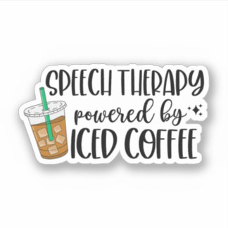Speech Therapy Powered by Iced Coffee