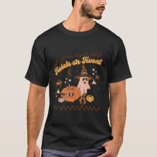 Speech Therapy Retro Spooky Fall Pumpkin Pathologi T-Shirt