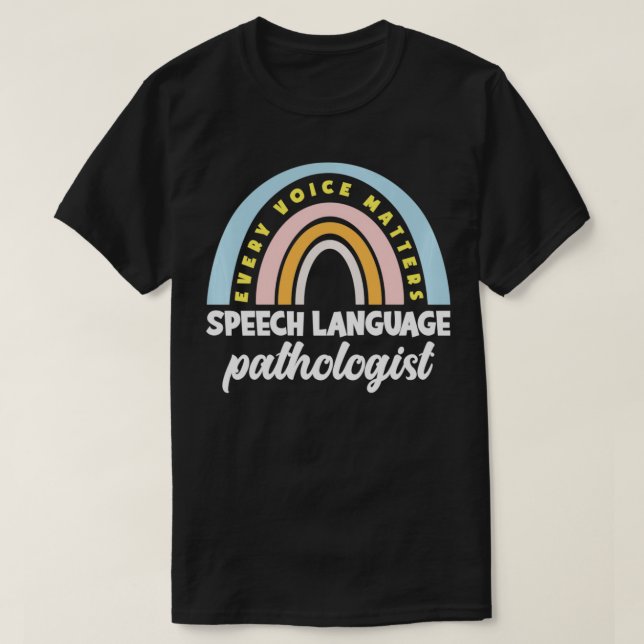 Speech Therapy SLP Funny Speech Language Pathologi T-Shirt (Design Front)