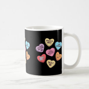 Speech Therapy Slp Happy Valentines Day Conversati Coffee Mug