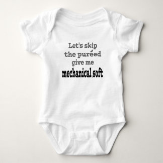 Speech therapy SLP pureed bodysuit