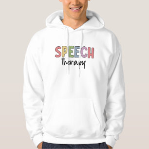 Speech Therapy SLP Speech Pathologist Gifts Hoodie