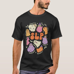 Speech Therapy Speech Language Pathologist Hallowe T-Shirt