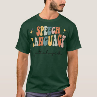 Speech Therapy Speech Language Pathologist Retro S T-Shirt