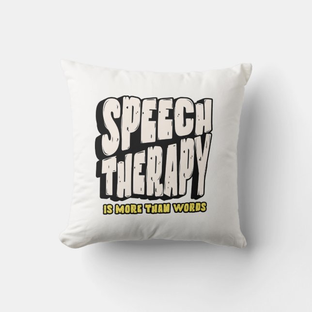 Speech Therapy | Speech Therapist Cushion (Front)