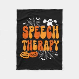 Speech Therapy Speech Therast Speech Pathology Hal Fleece Blanket