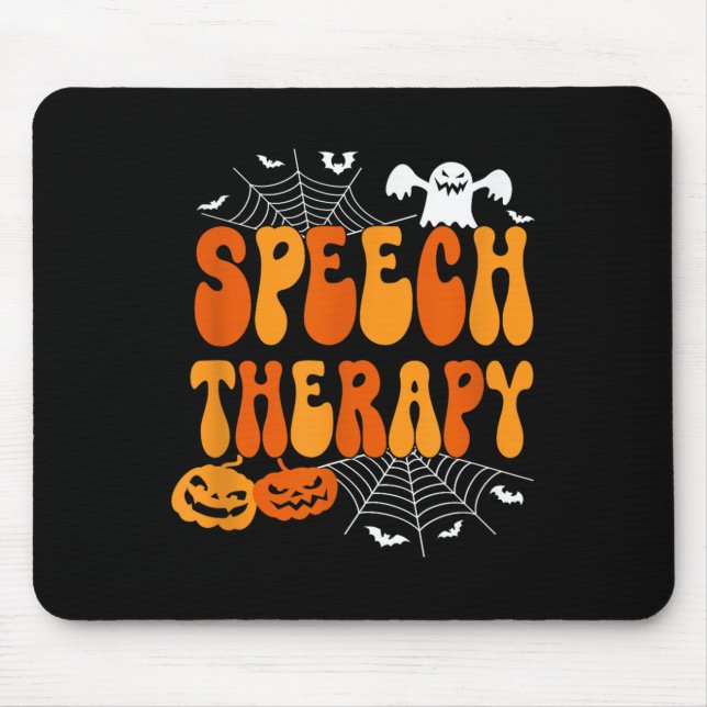 Speech Therapy Speech Therast Speech Pathology Hal Mouse Pad (Front)