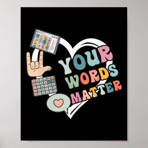 Speech Therapy Your Words Problem Mental Health Sl Poster