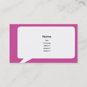 Speechbox - Business Card