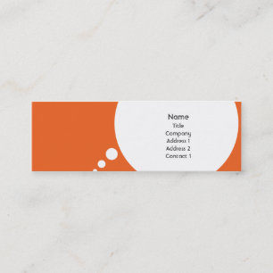 Speechbubble - Skinny Mini Business Card