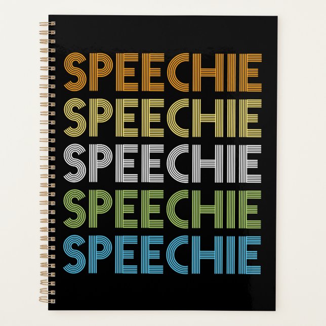 Speechie Speech Language Pathologist Therapist Planner (Front)