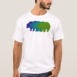 Speed Bear in Blue T-Shirt