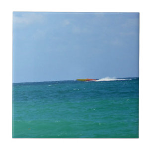 Speed Boat, Fort Lauderdale, Florida Ceramic Tile