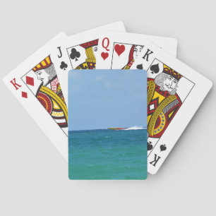 Speed Boat, Fort Lauderdale, Florida Playing Cards