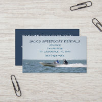 Speed boat on the open ocean rental boat
