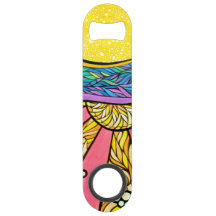 Speed Bottle Opener - Abstract Beach & Sun Rise
