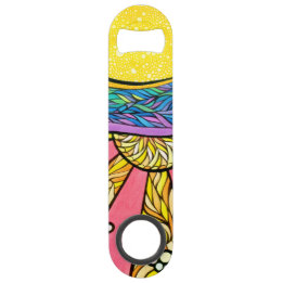 Speed Bottle Opener - Abstract Beach & Sun Rise