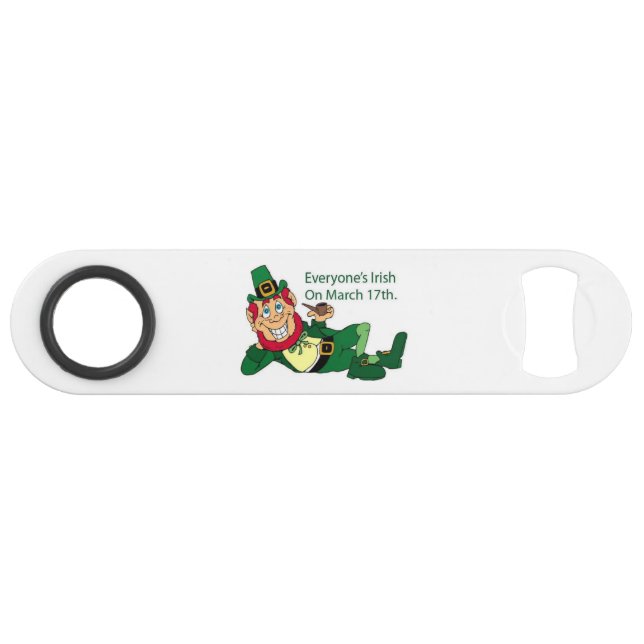Speed Bottle Opener St. Patrick's Day (Front (Horizontal))