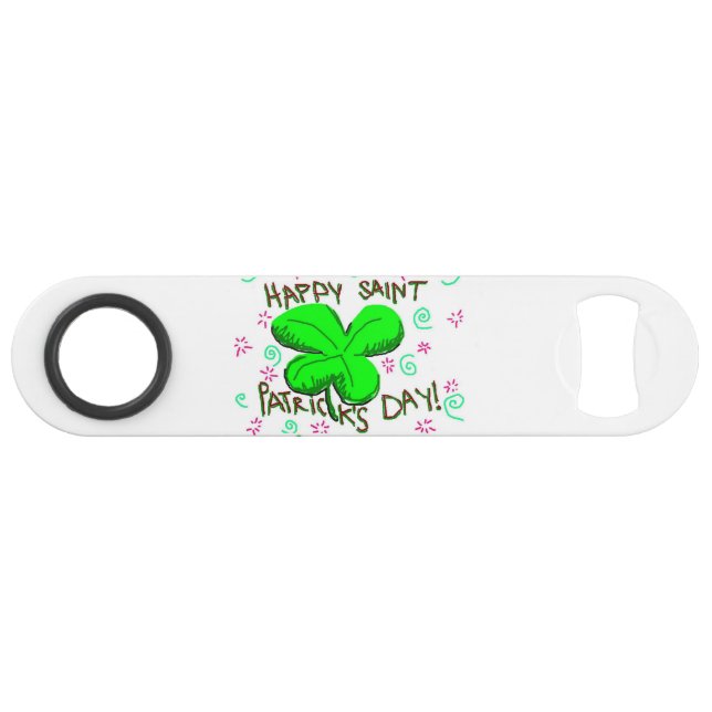 Speed Bottle Opener St. Patrick's Day (Front (Horizontal))