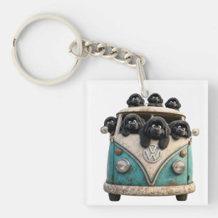 Speed Bump Clump Key Ring