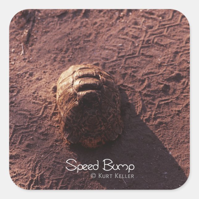 Speed Bump Square Sticker (Front)