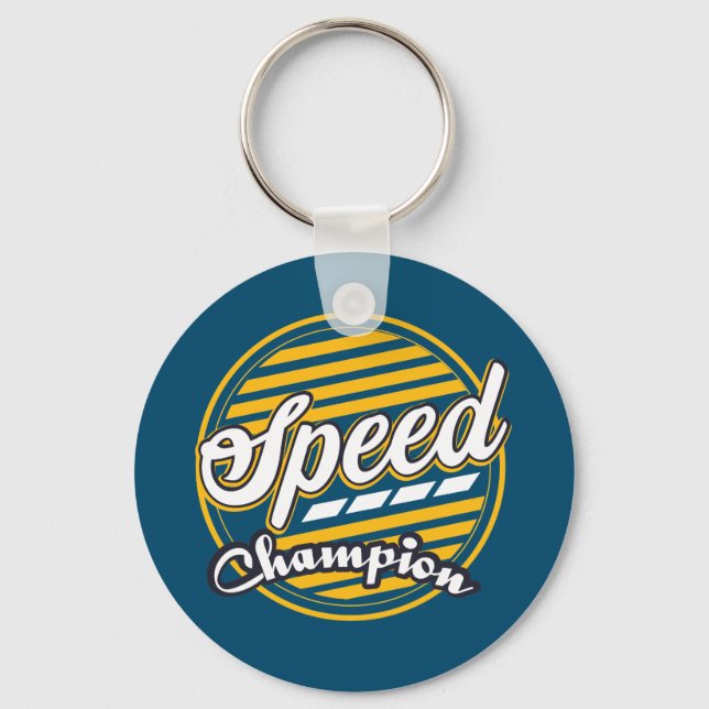 Speed Champion Key Ring (Front)