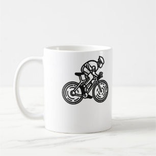 speed cyclist coffee mug