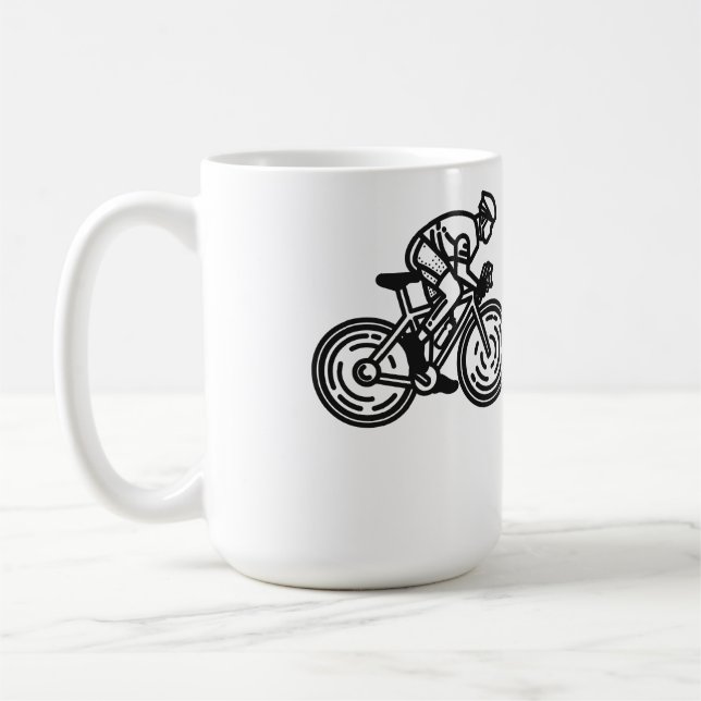 speed cyclist coffee mug (Left)