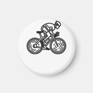speed cyclist magnet