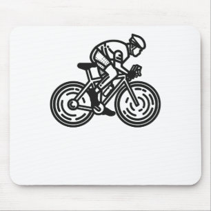 speed cyclist mouse pad