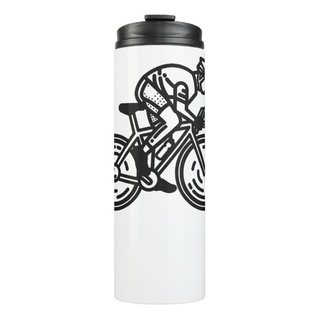 speed cyclist thermal tumbler (Front)