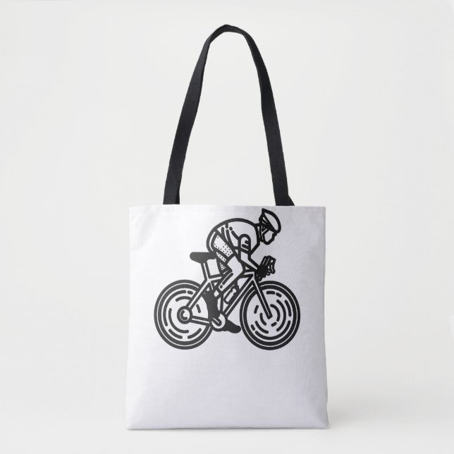 speed cyclist tote bag (Front)