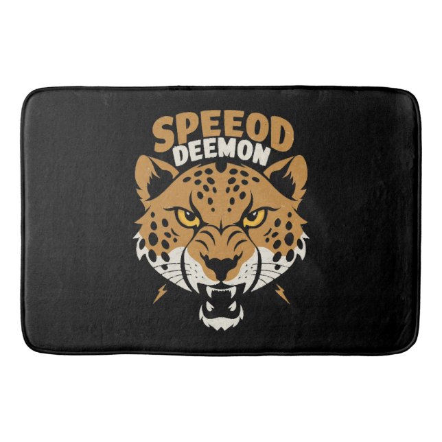 Speed Demon Bath Mat (Front)