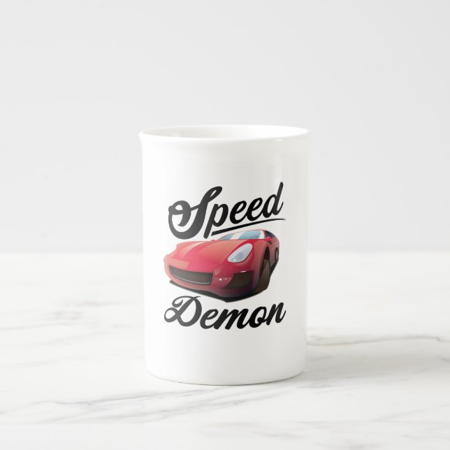 Speed Demon Bone China Mug (Front)