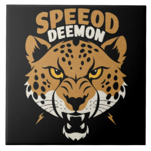 Speed Demon Ceramic Tile
