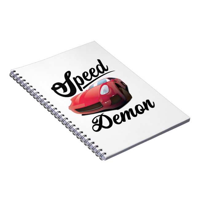 Speed Demon Notebook (Right Side)