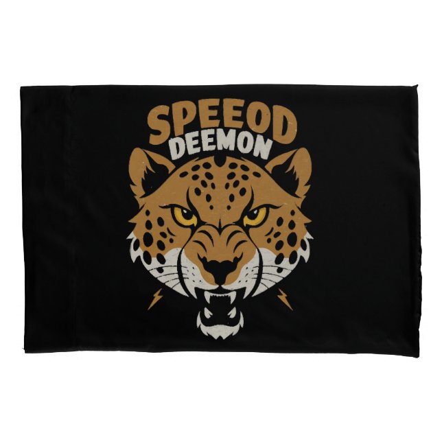 Speed Demon Pillowcase (Front)